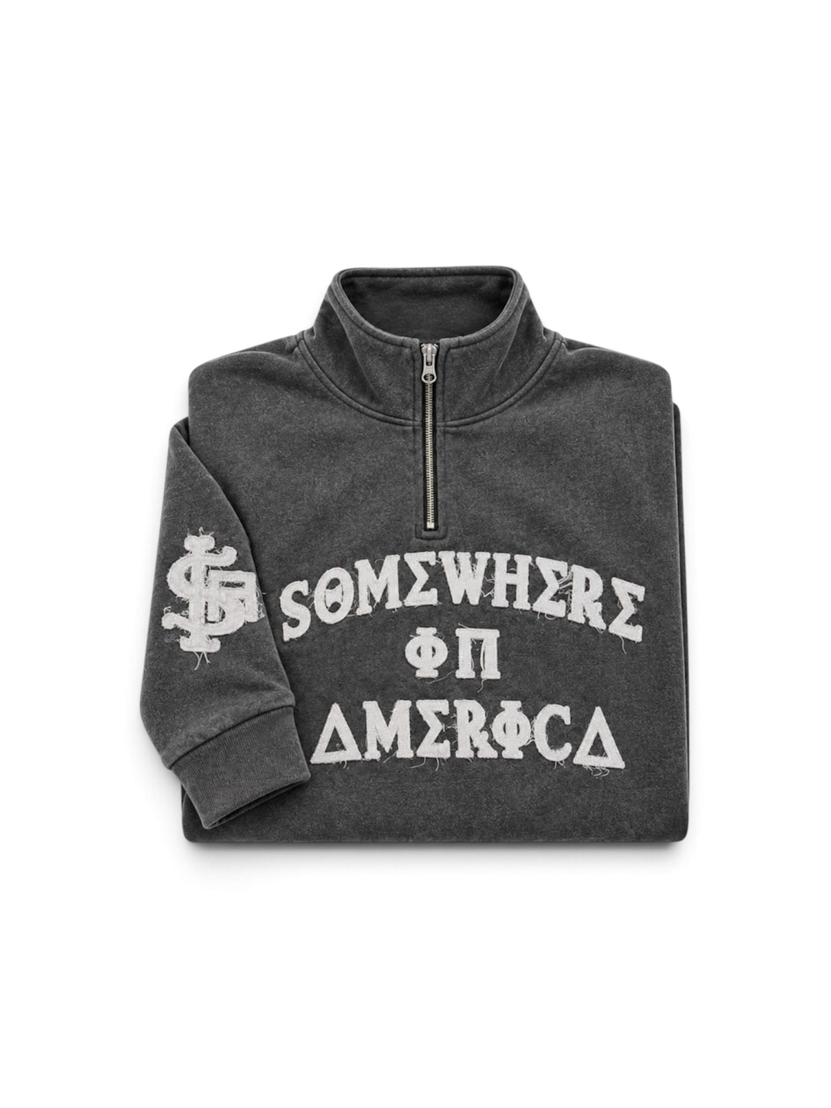 QUARTER ZIP (BLACK)