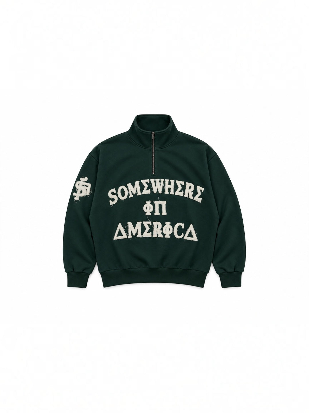 QUARTER ZIP (GREEN)