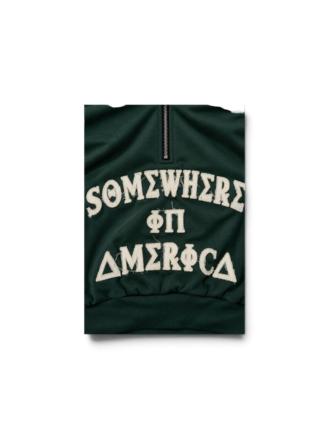 QUARTER ZIP (GREEN)