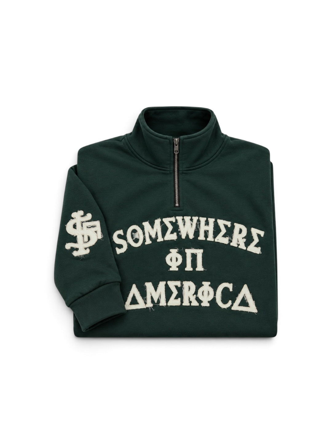 QUARTER ZIP (GREEN)