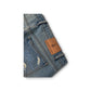 PATCHWORK CARGO JEANS (BLUE/GREEN)