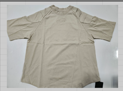 Y2K "TAN" MOTORCROSS HEAVYWEIGHT T-SHIRT (BACK2SCHOOL)