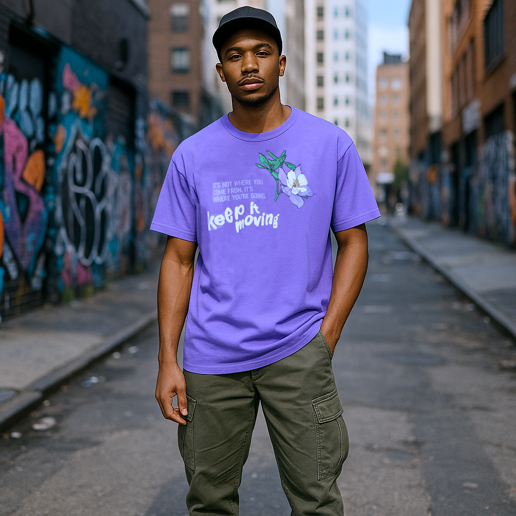 SIA "AQUILEGIA CAERULEA" PUFF PRINT TEE