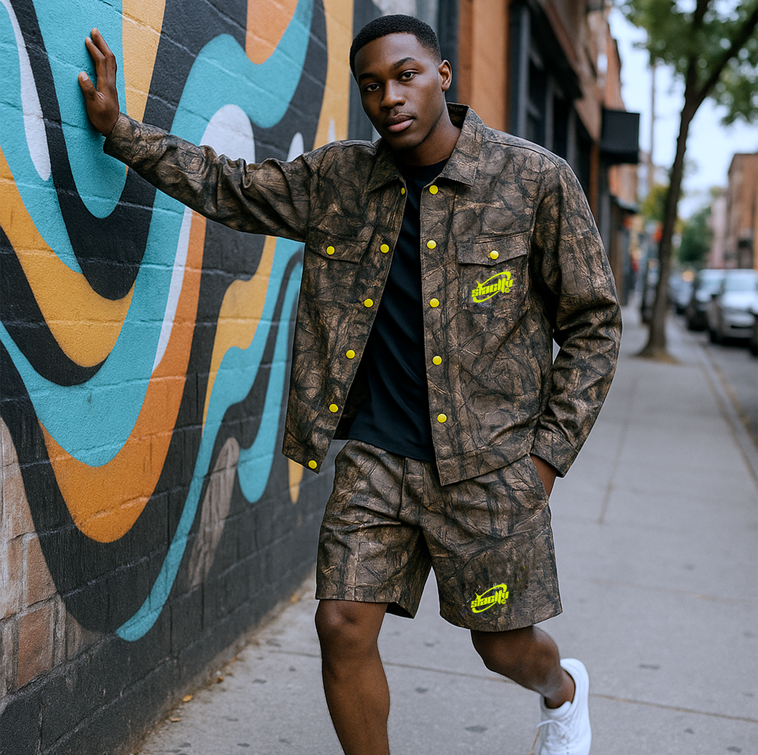 SIA Y2K "REAL TREE CAMO" MOTO PADDED JACKET