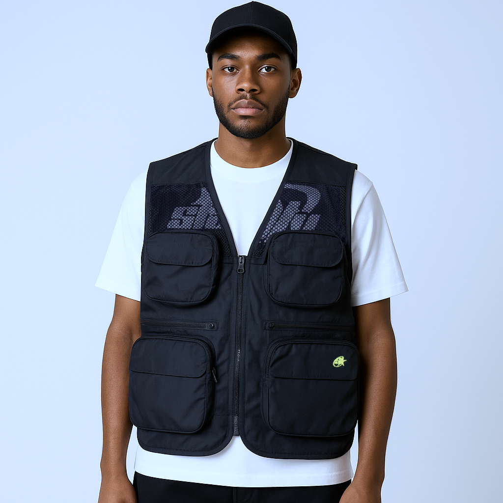 SIA "BLACK" REFLECTIVE HUNTING VEST