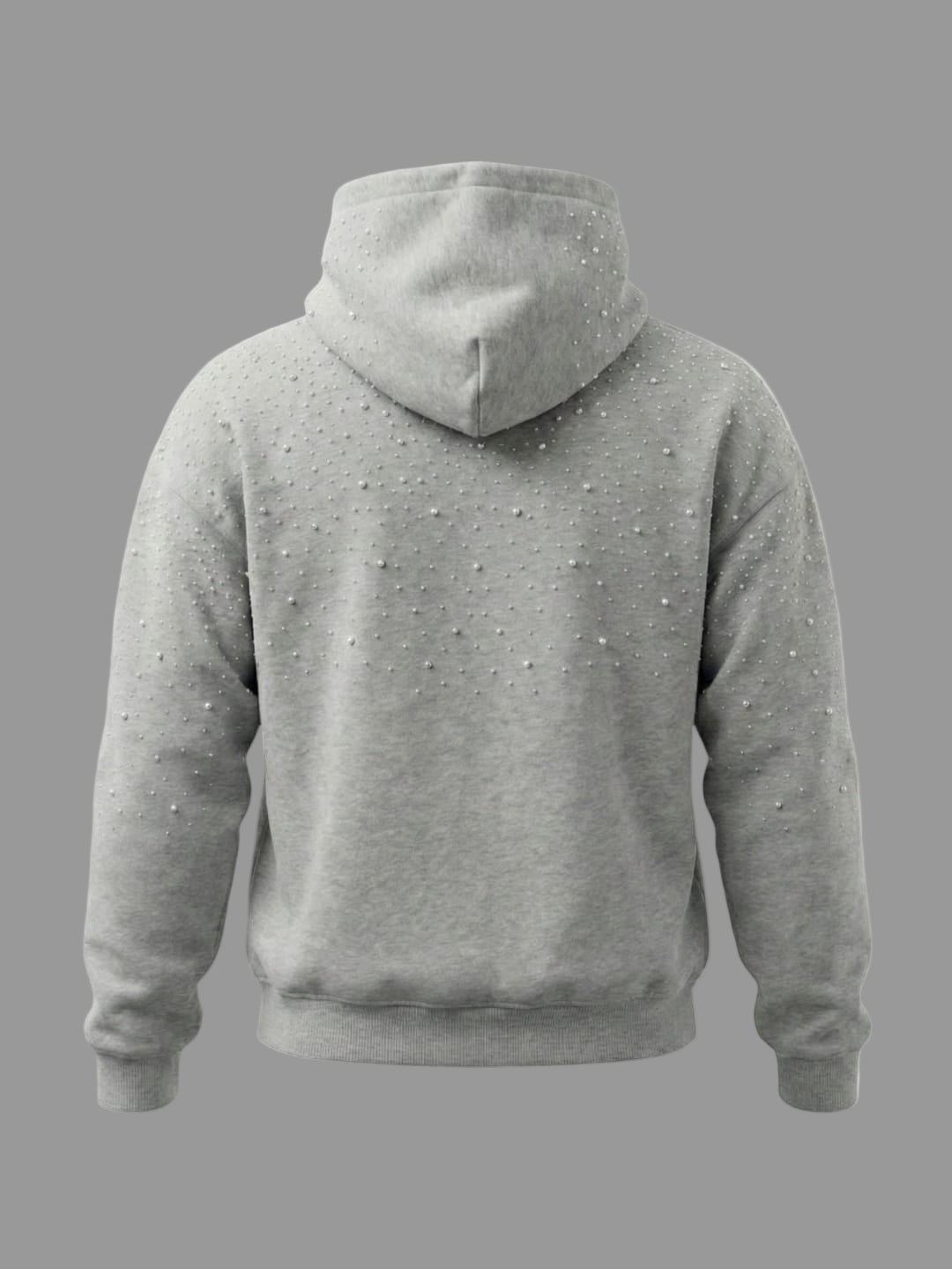 Pearl-Studded Premium Hoodie