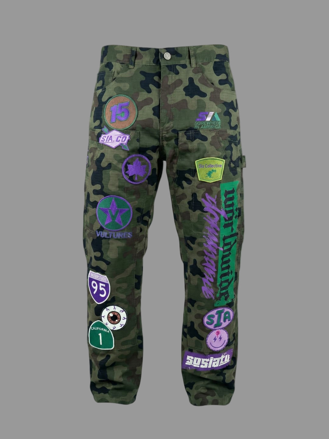 Urban Patchwork Camo Pant