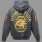 World Tour Vultures Hoodie (Charcoal Acid Wash + Gold)
