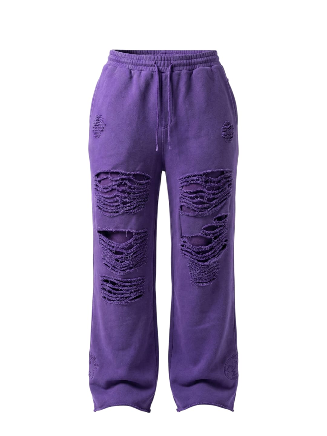 Distressed Purple Lounge Sweatpants