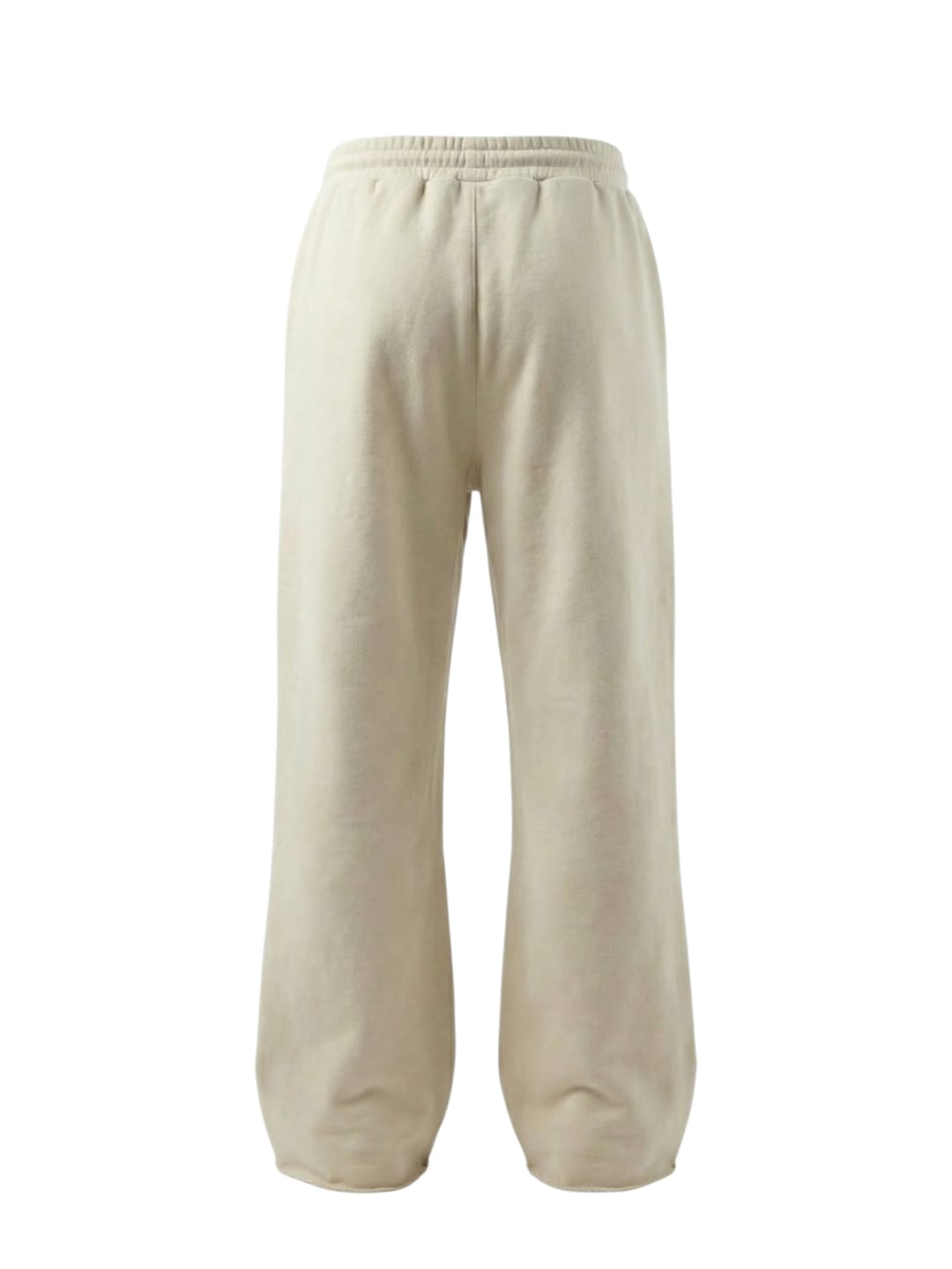 Distressed Relaxed Sweatpants (Cream)