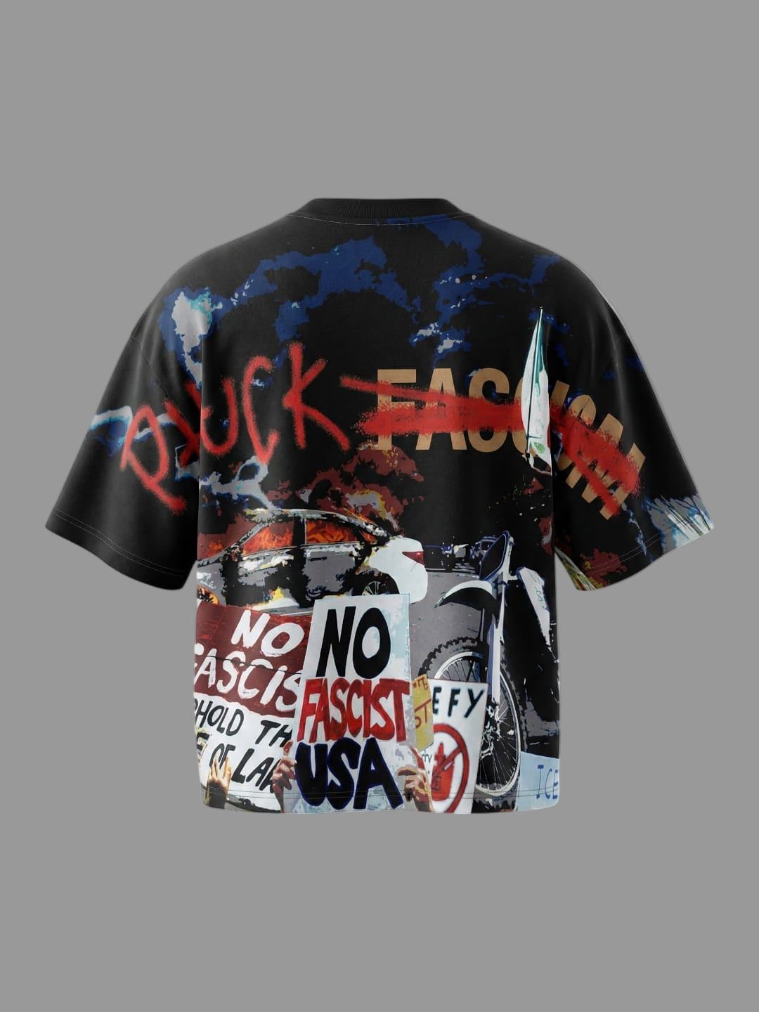 “RESIST” Oversized Art Tee