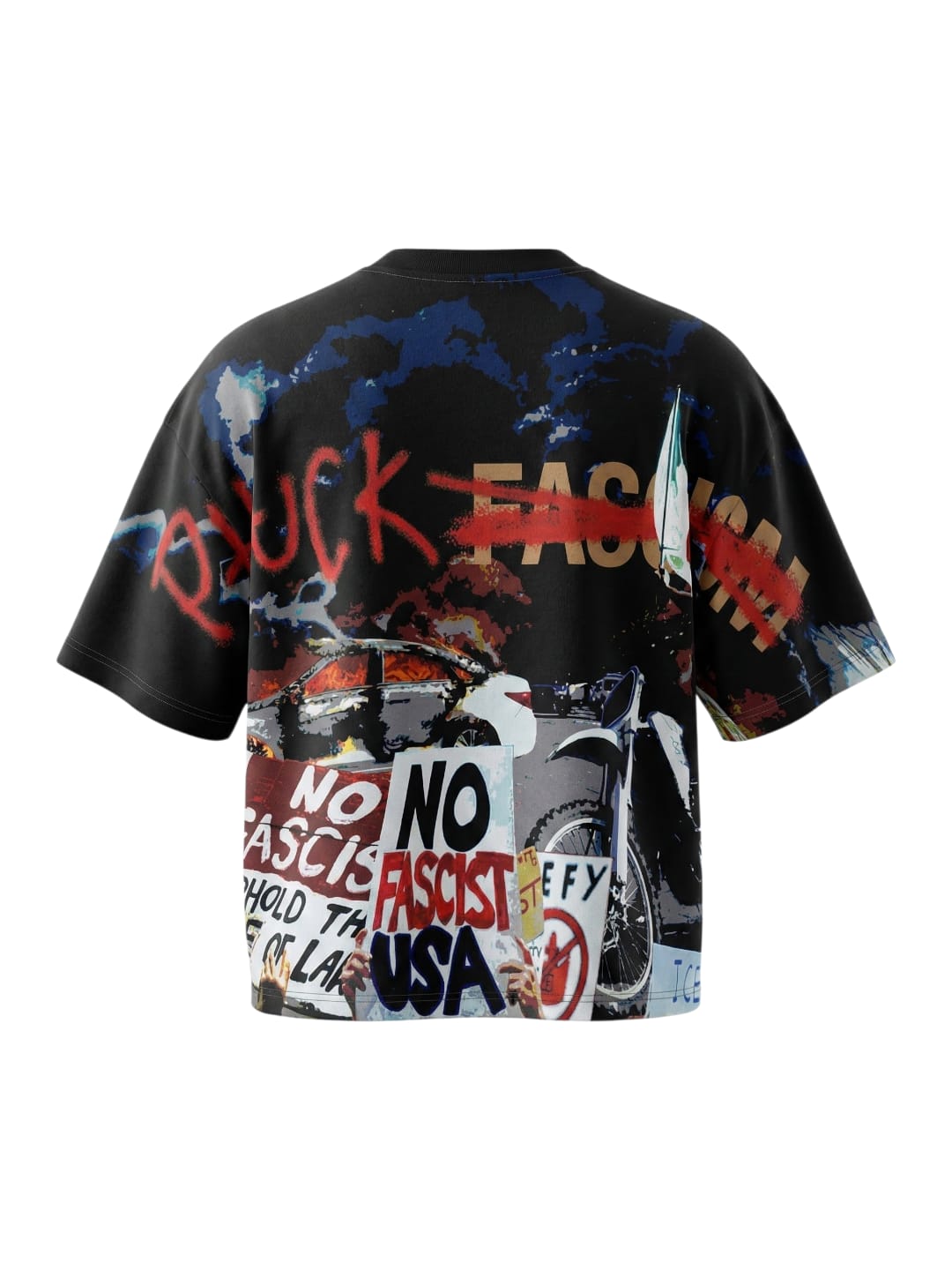 “RESIST” Oversized Art Tee