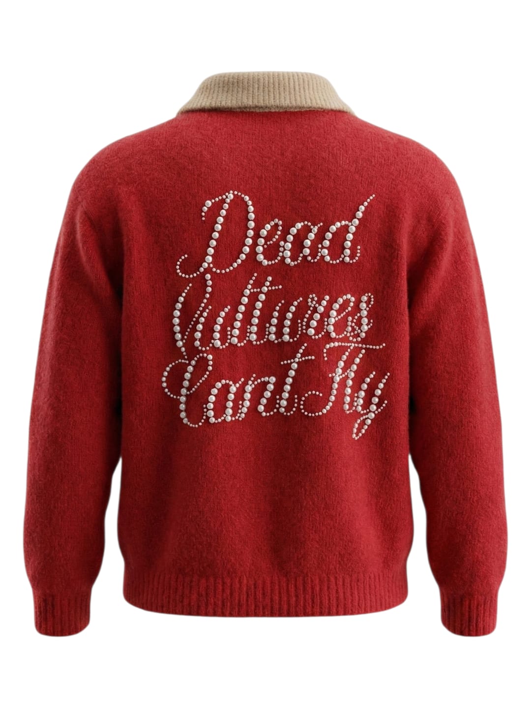 DEAD VULTURES CAN’T FLY™ RED PEARL SWEATER