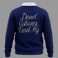 Navy Pearl Script Sweater