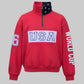 IMAG USA Quarter Zip Sweater