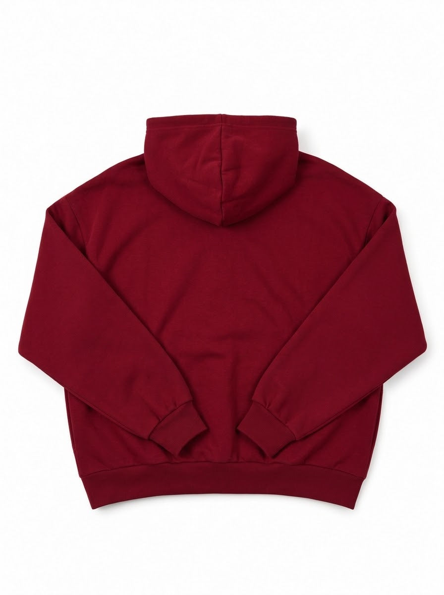 ELEVATED HOODIE (BURGUNDY)