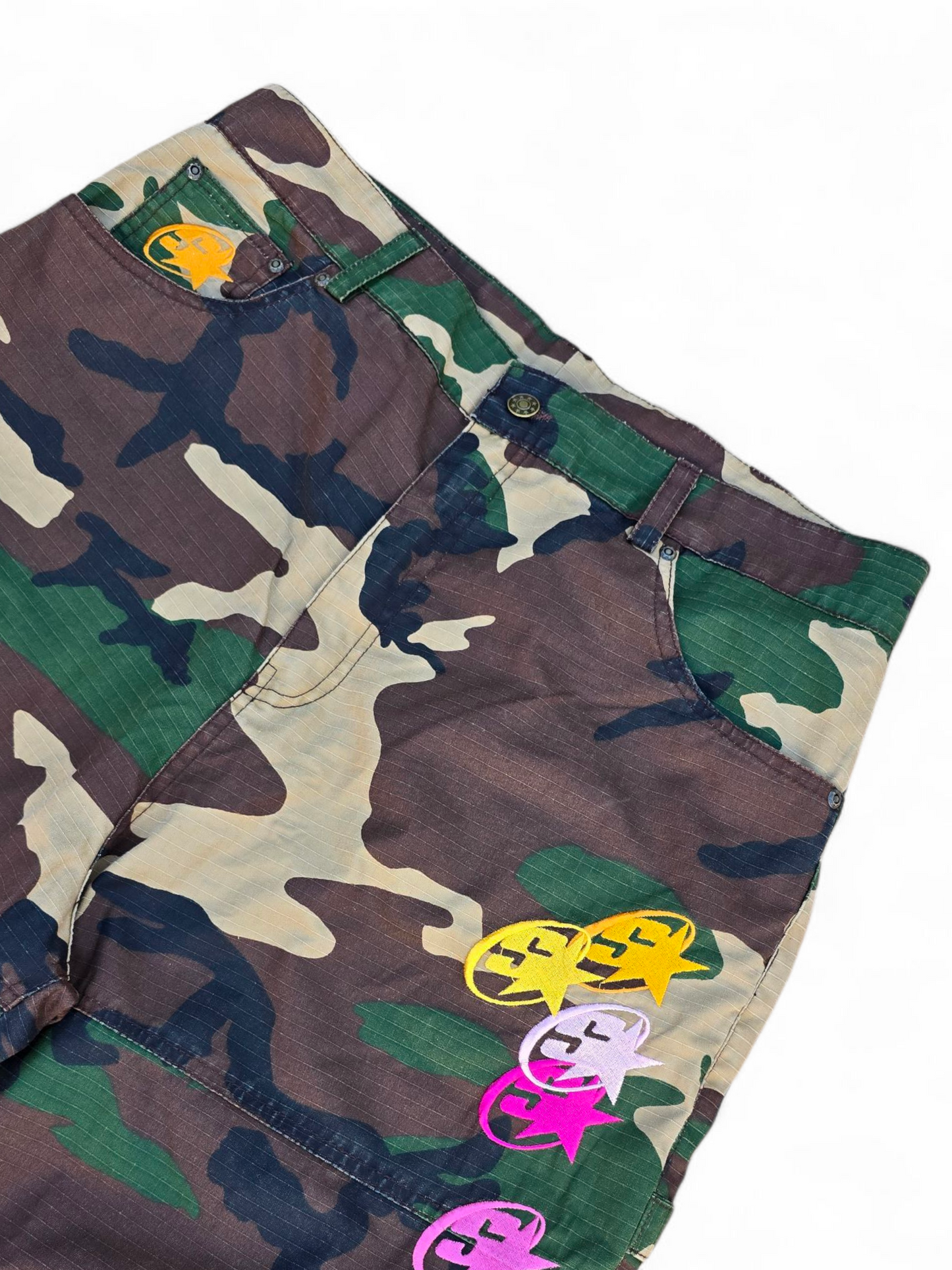 “ARMY GARDENIA CAMO” RIPSTOP CONVERTIBLE SHORTS (BACK2SCHOOL)