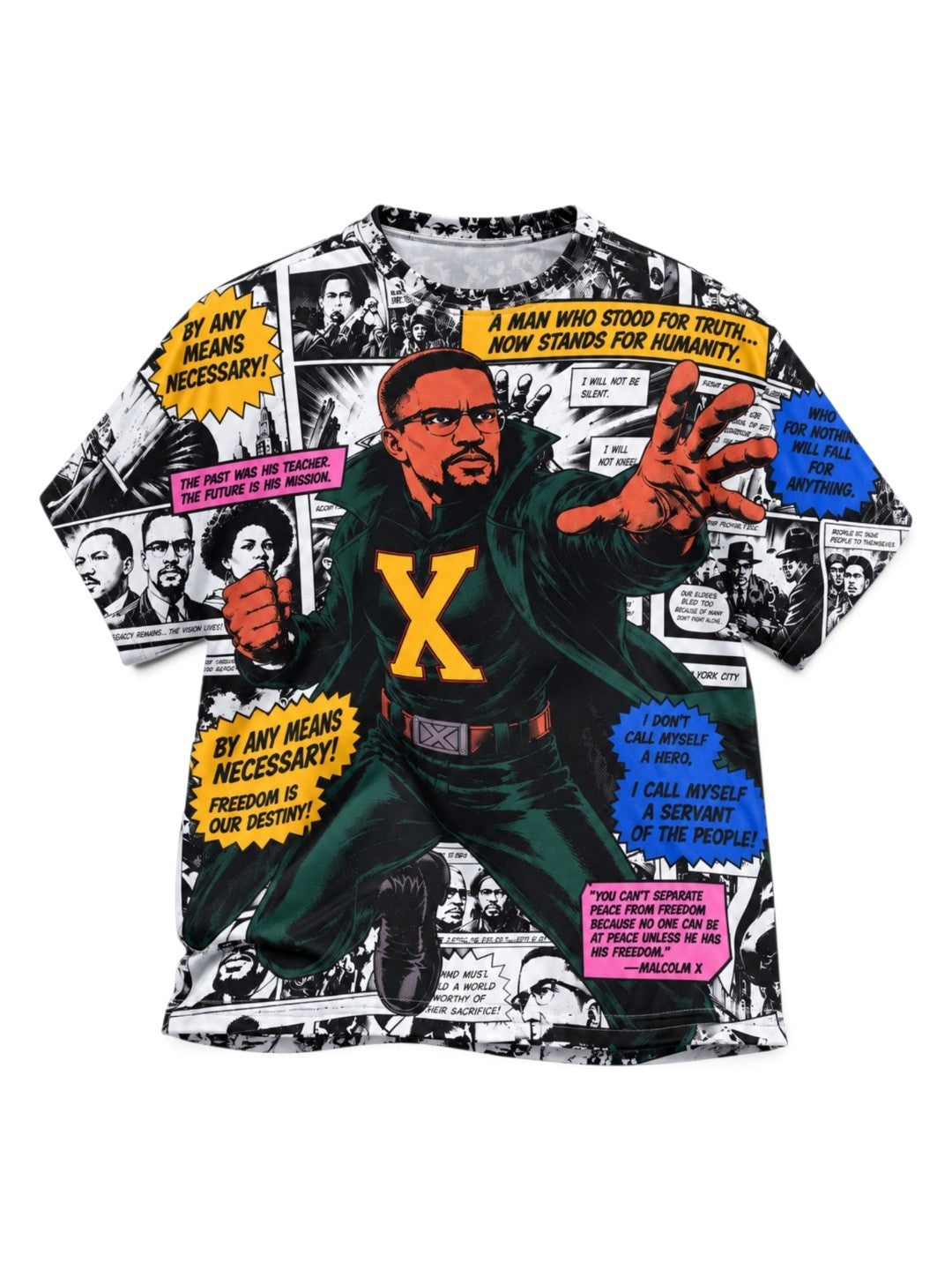 (PREORDER!!!!) T-SHIRT (MALCOLM-X COMIC)