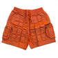 Multi-Pocket Shorts (ORANGE)