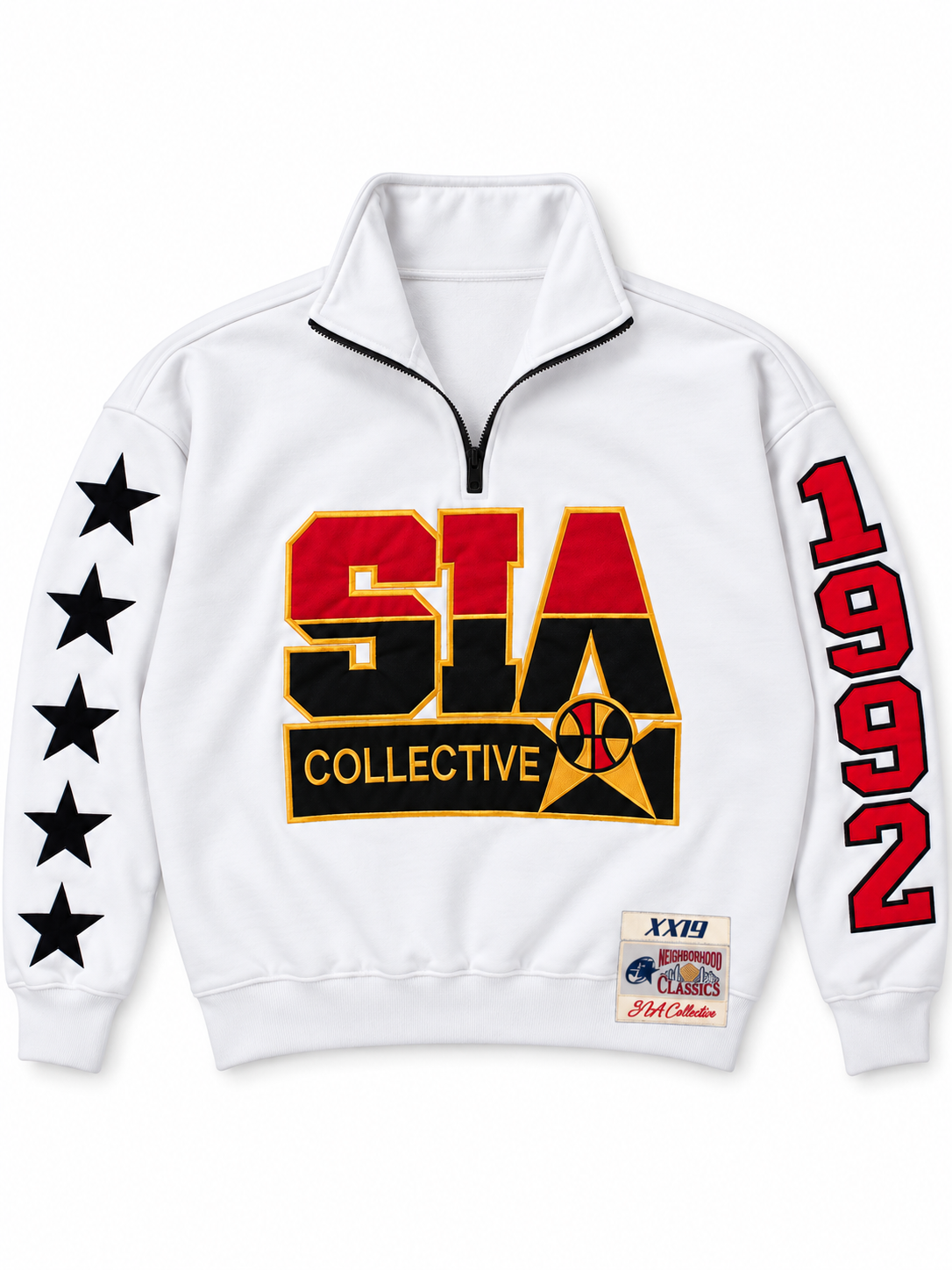 QUARTER ZIP (WHITE 1992)