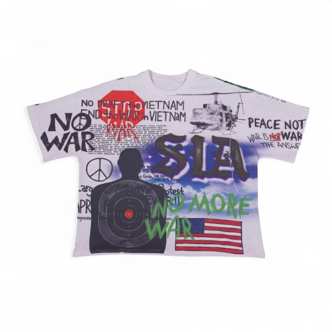 Oversized Art Tee (LOVE NOT WAR)