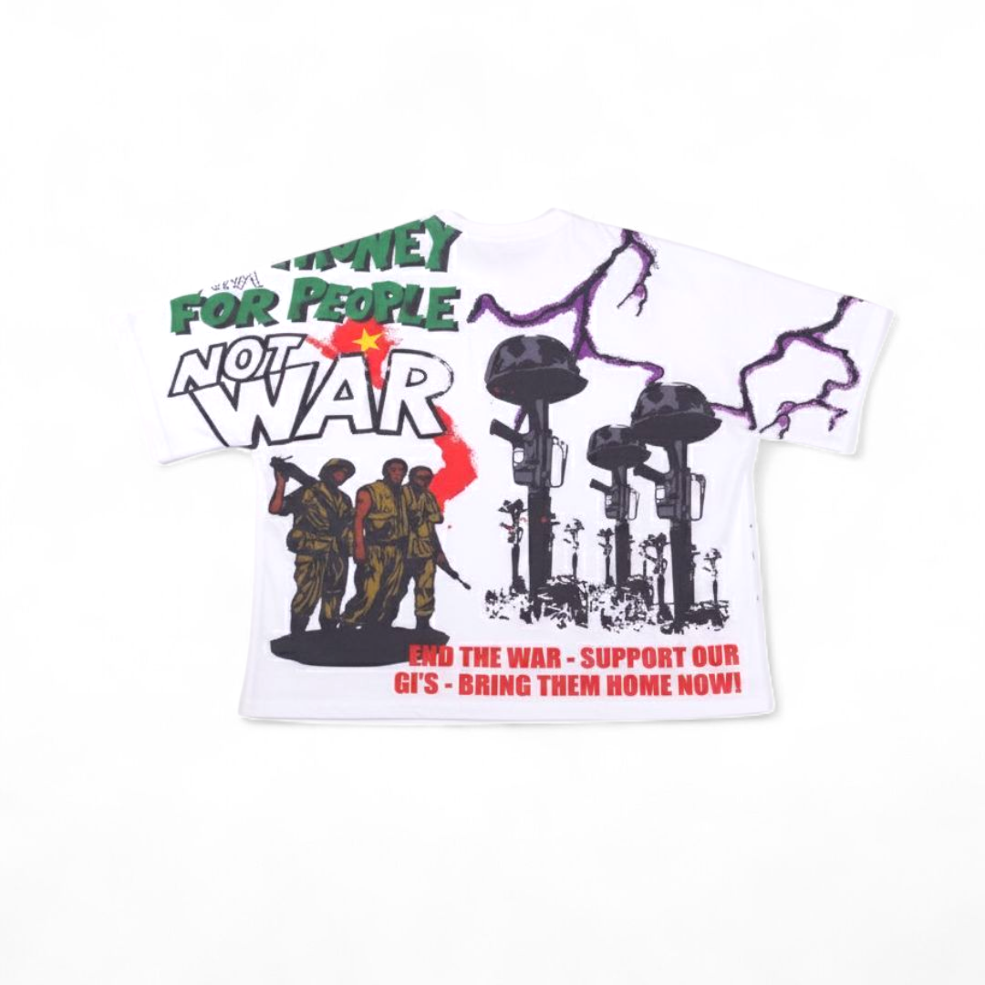 Oversized Art Tee (LOVE NOT WAR)