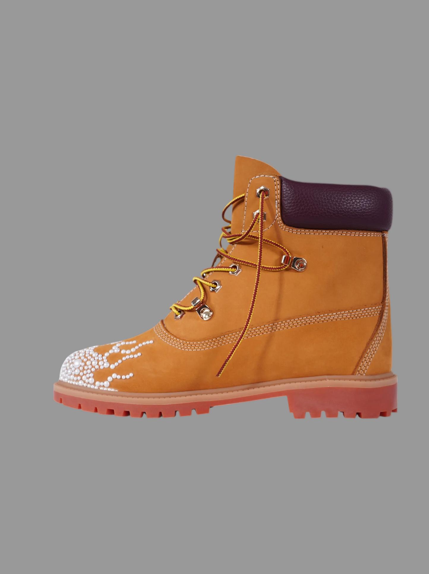 Tan Pearl Deconstruct Boots
