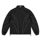 Y2K DOUBLE MESH TRACK JACKET (BLACK)
