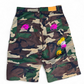 “ARMY GARDENIA CAMO” RIPSTOP CONVERTIBLE SHORTS (BACK2SCHOOL)