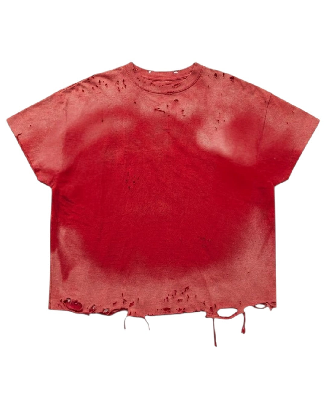 VINTAGE DISTRESSED L.N.G. Shirt (Red)