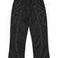 Y2K DOUBLE MESH TRACK PANTS (BLACK)