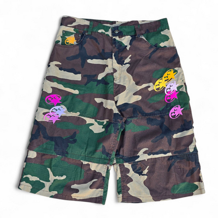 SIA “ARMY GARDENIA CAMO” RIPSTOP CONVERTIBLE SHORTS