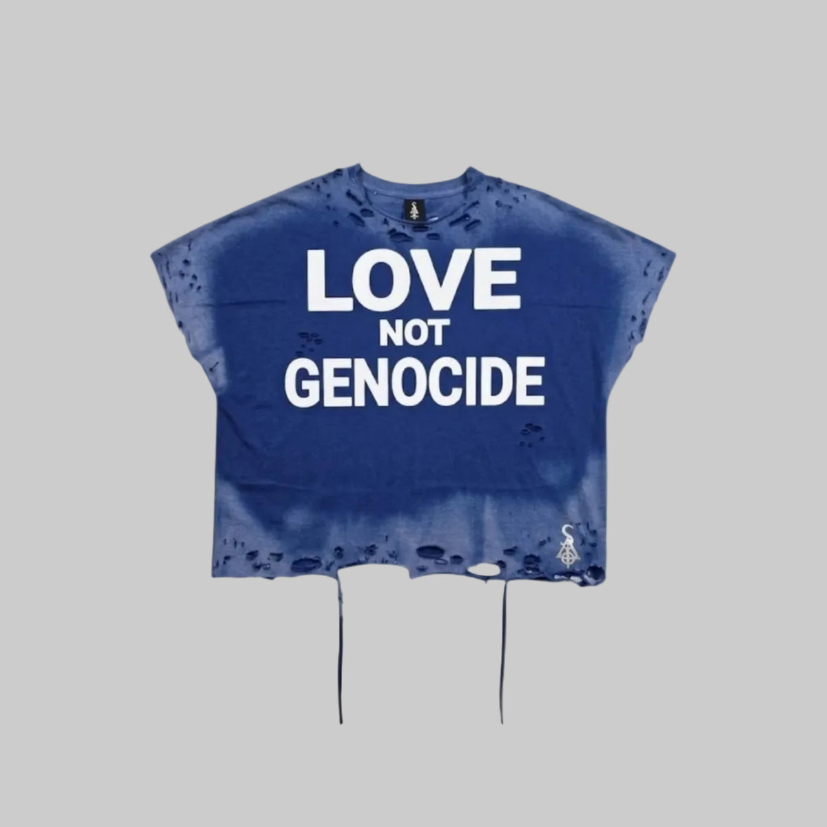 VINTAGE DISTRESSED  L.N.G. Shirt (Blue)