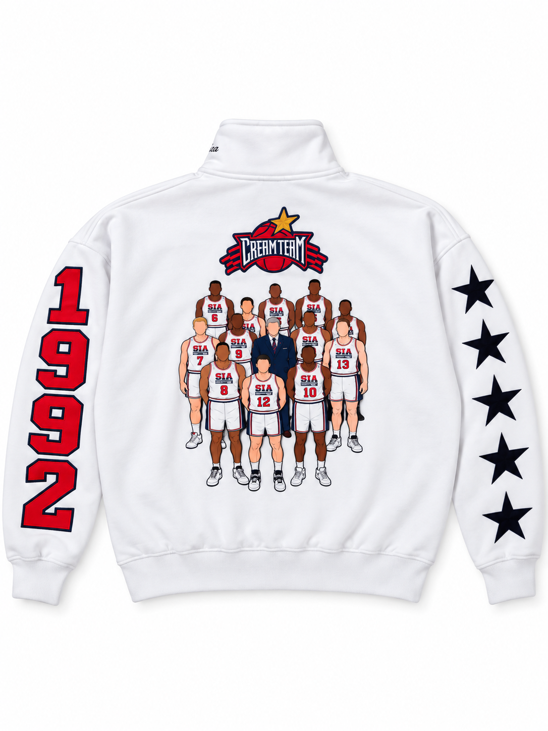QUARTER ZIP (WHITE 1992)