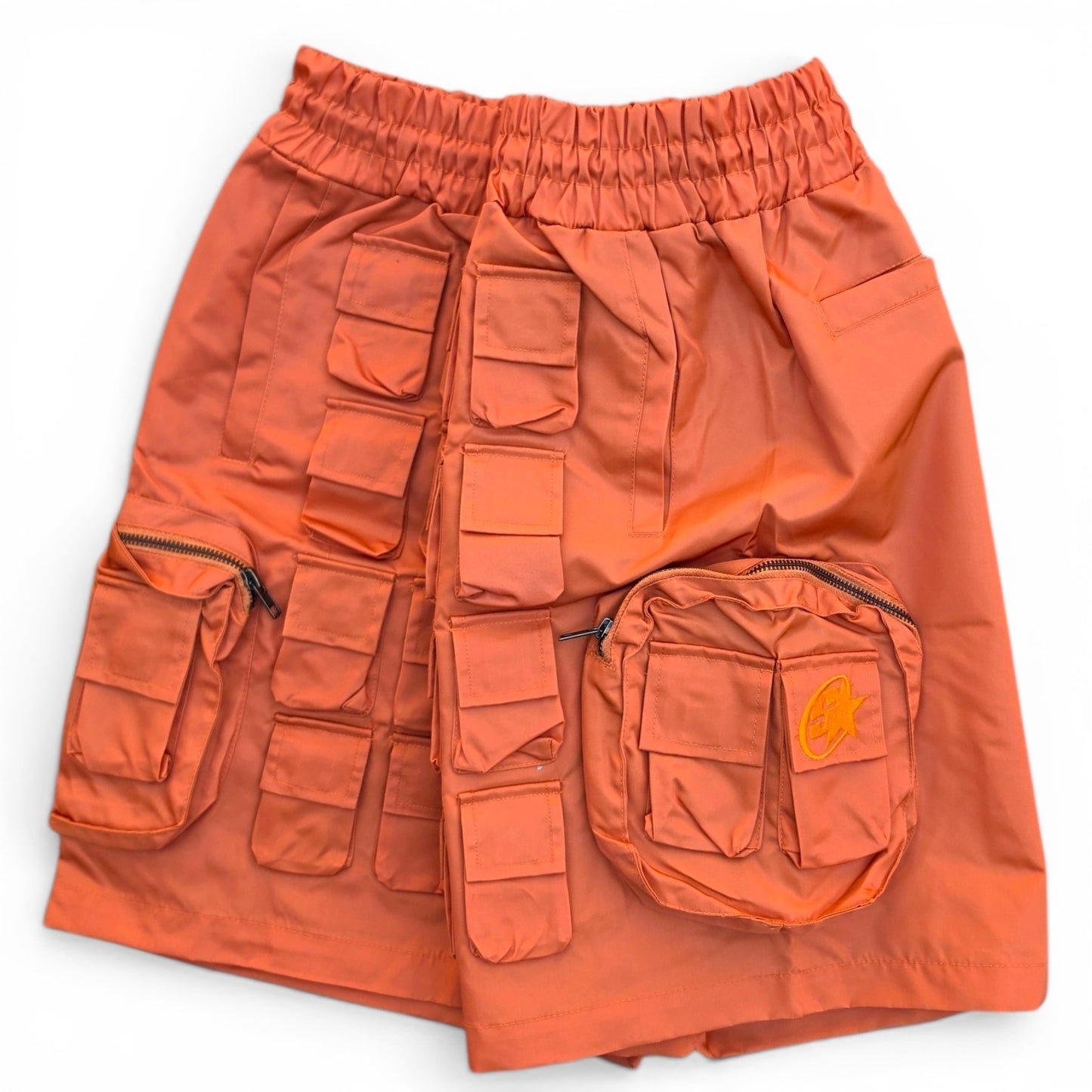 Multi-Pocket Shorts (ORANGE)