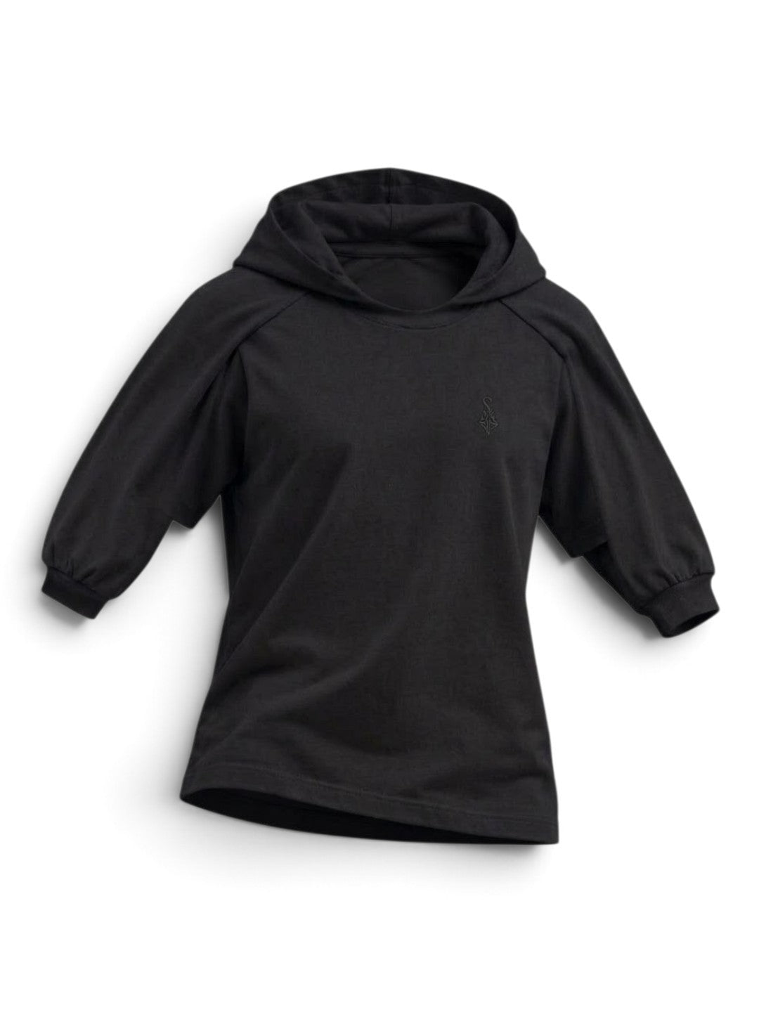 HOODIE T-SHIRT (BLACK)