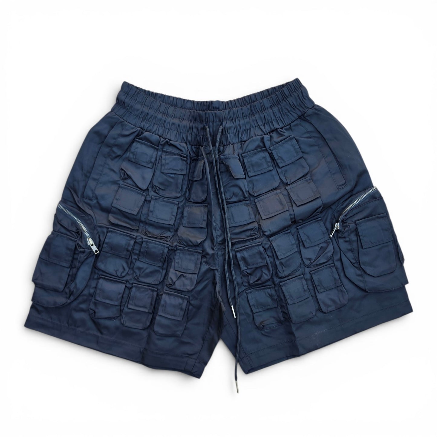 Multi-Pocket Shorts (BLACK)