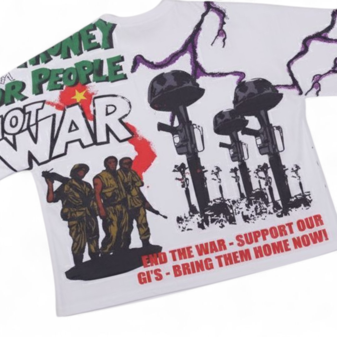 Oversized Art Tee (LOVE NOT WAR)