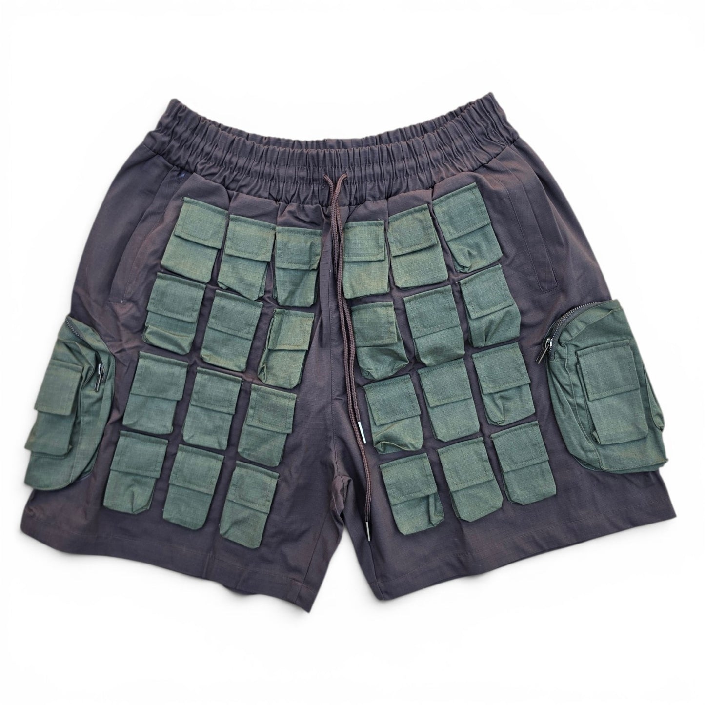 Multi-Pocket Shorts (BEEF AND BROCCOLI)
