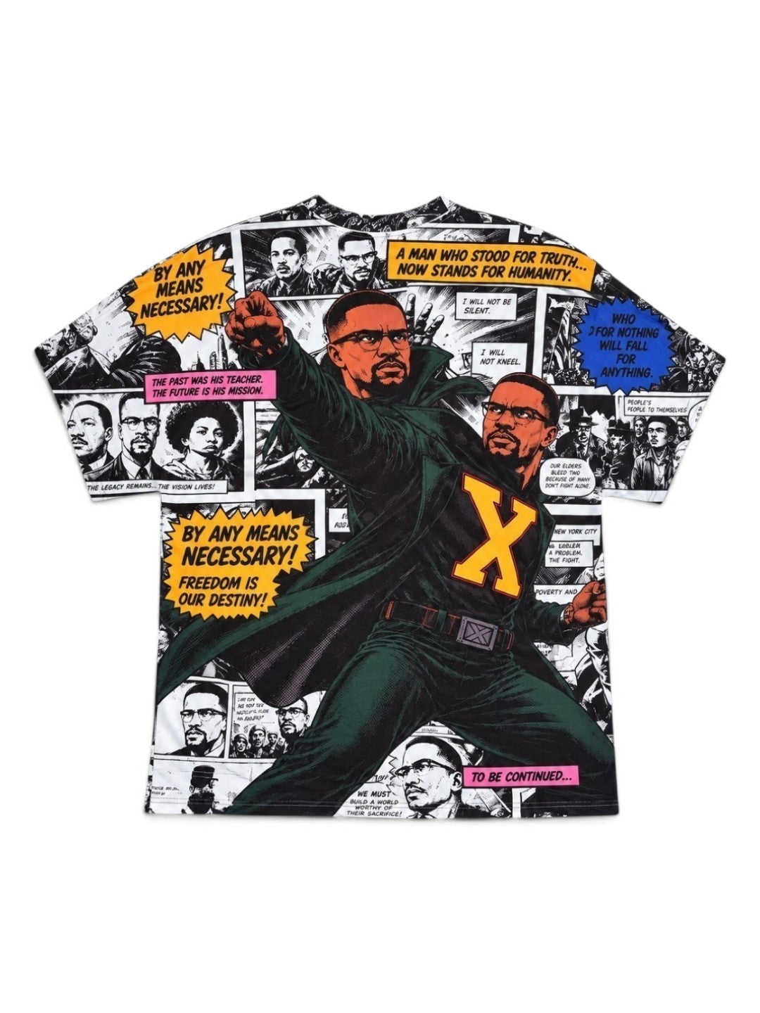 (PREORDER!!!!) T-SHIRT (MALCOLM-X COMIC)