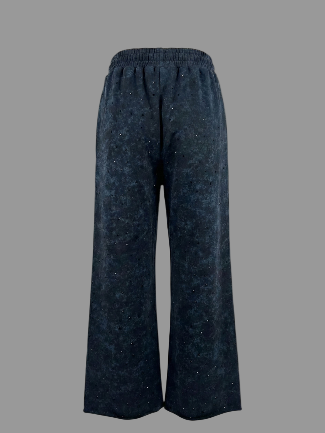 Black Studded Galaxy Wide-leg lounge pant