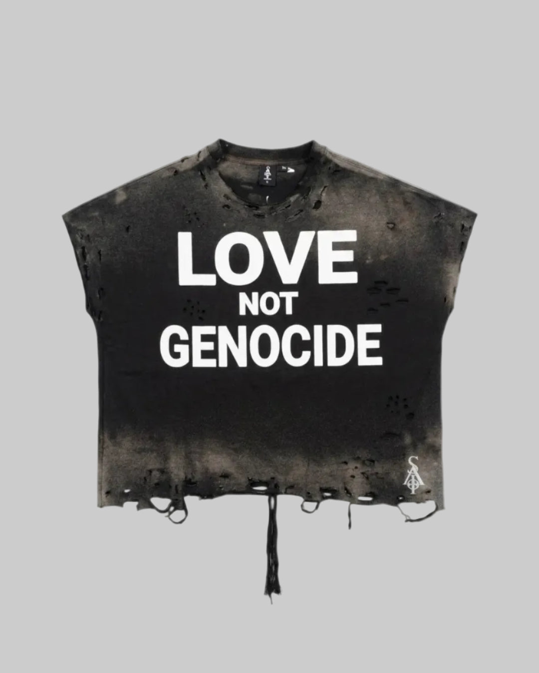 VINTAGE DISTRESSED L.N.G. Shirt (Black)
