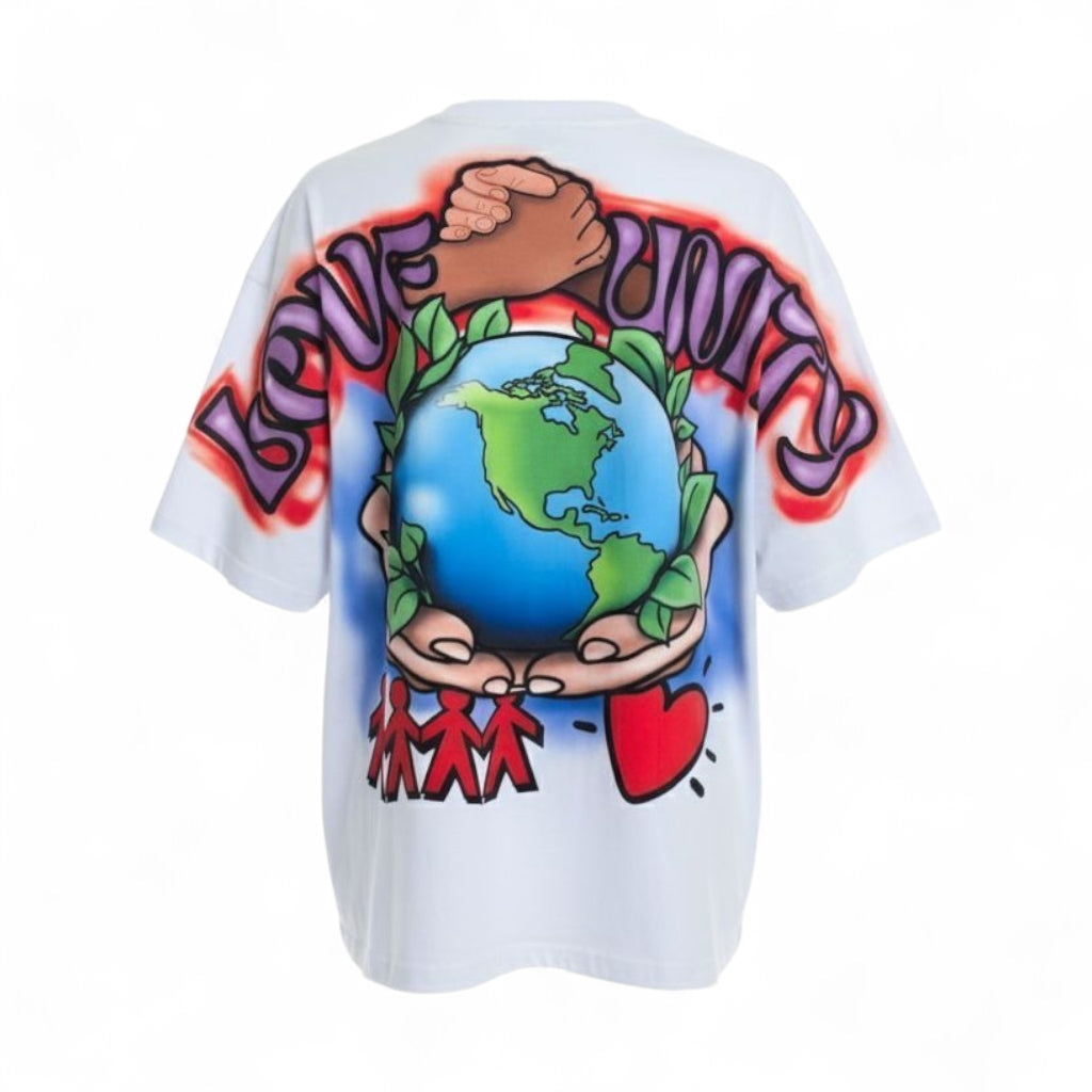 Oversized Art Tee (WORLD PEACE)