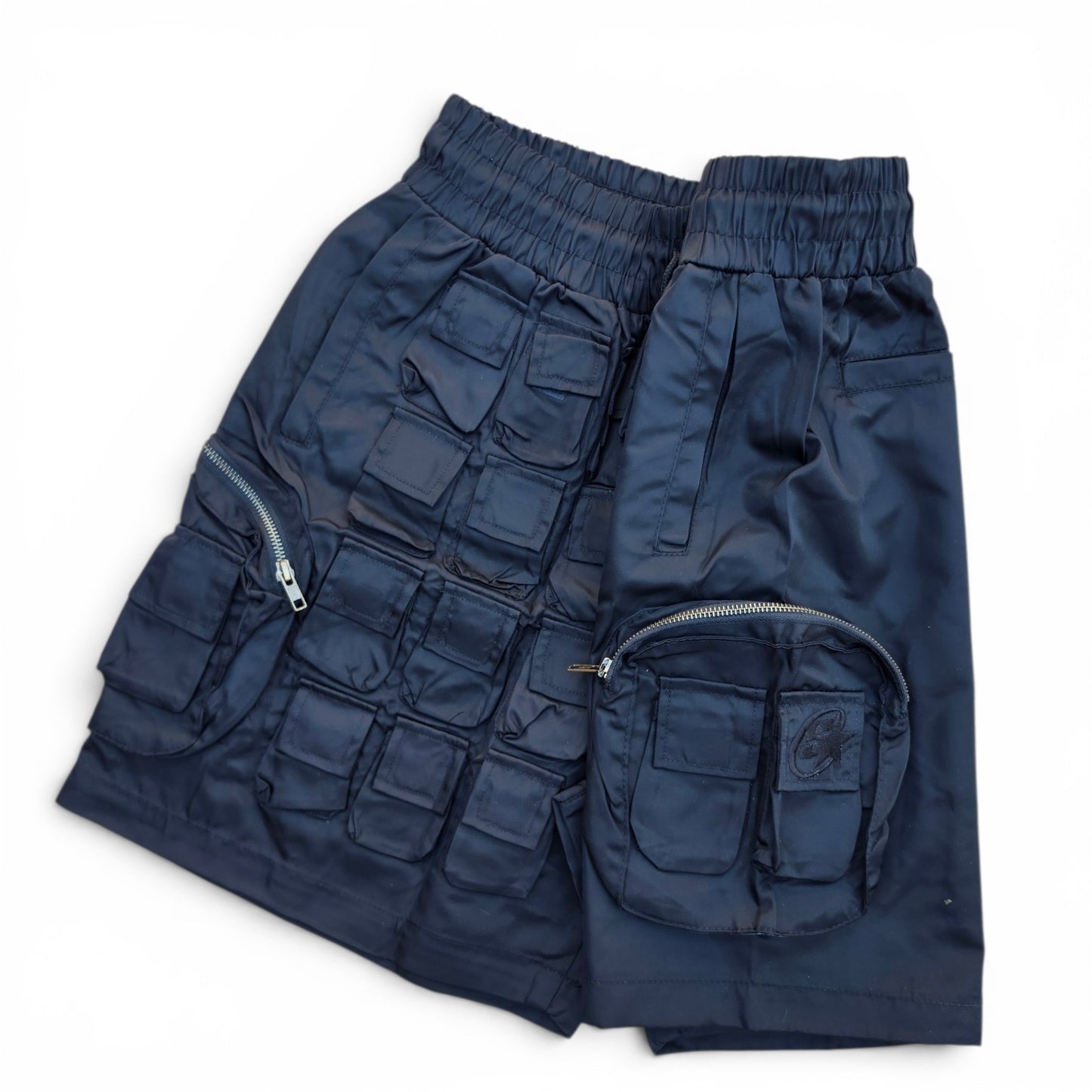 Multi-Pocket Shorts (BLACK)