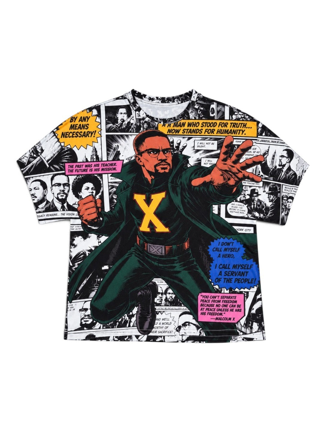 (PREORDER!!!!) T-SHIRT (MALCOLM-X COMIC)