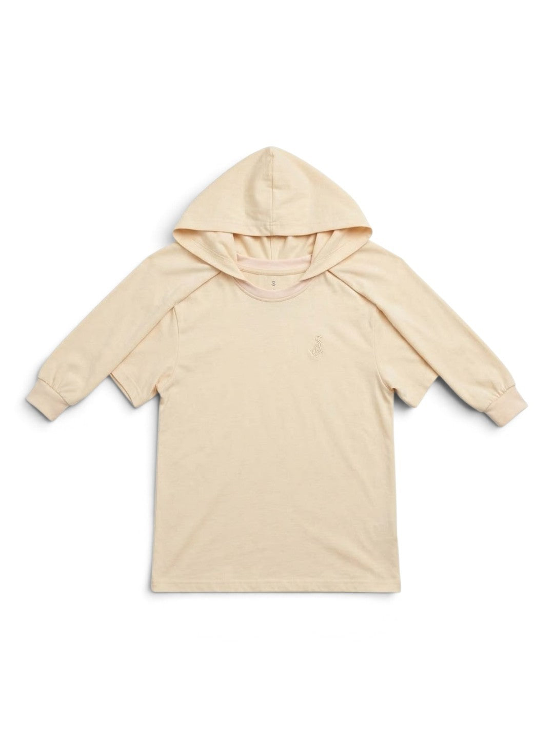 HOODIE T-SHIRT(CREAM)