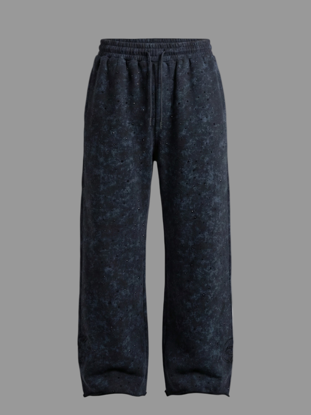 Black Studded Galaxy Wide-leg lounge pant