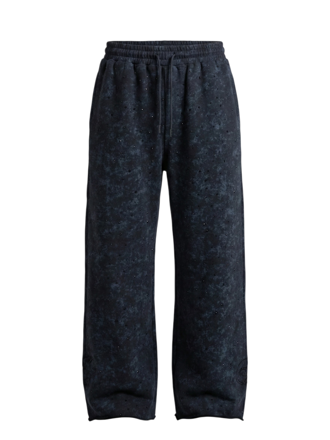 Black Studded Galaxy Wide-leg lounge pant