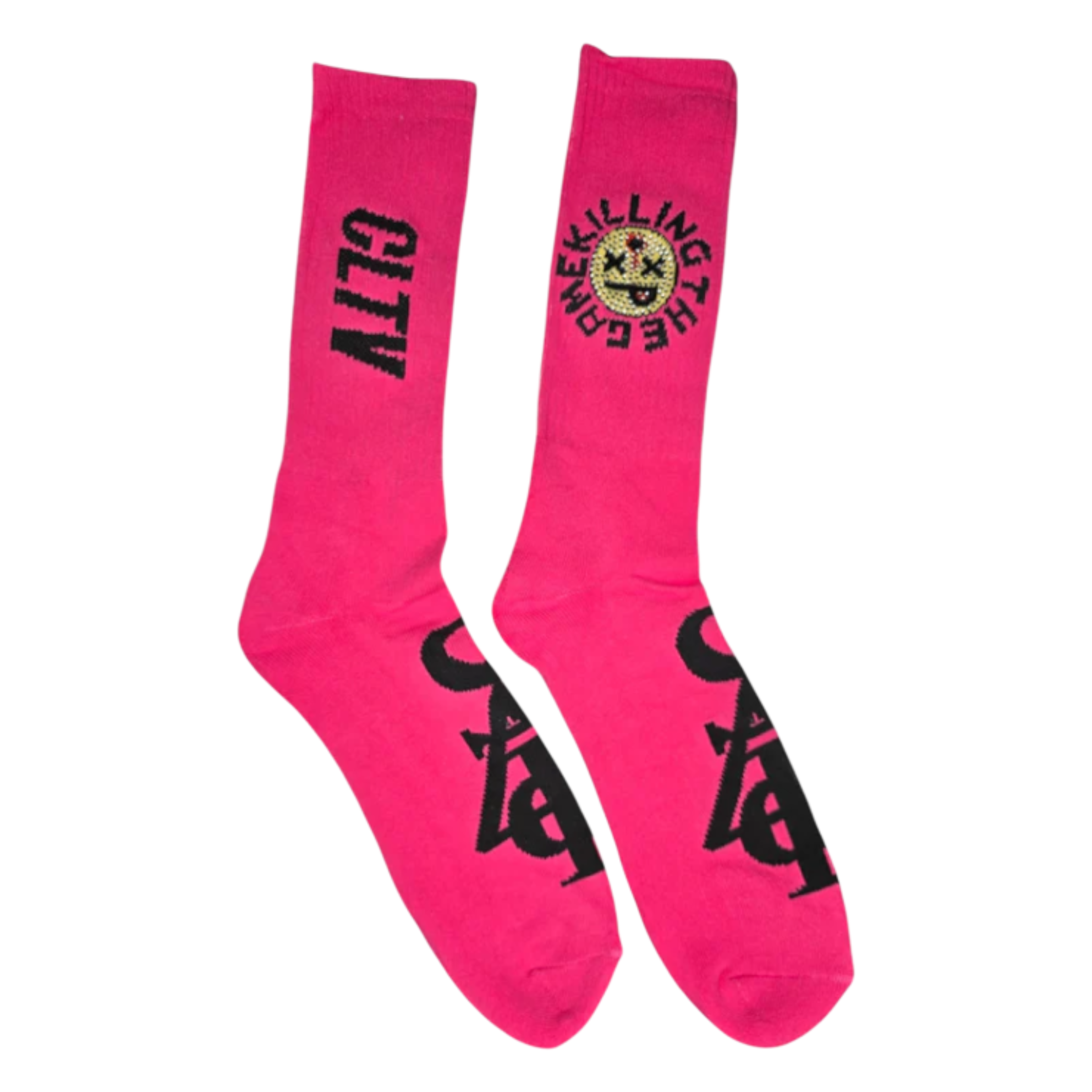 FW/24 Killing The Game Socks - Breast Cancer Pink