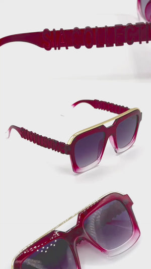 
                  
                    Load and play video in Gallery viewer, SIA EZE &amp;quot;BURGUNDY FADE&amp;quot; GLASSES
                  
                